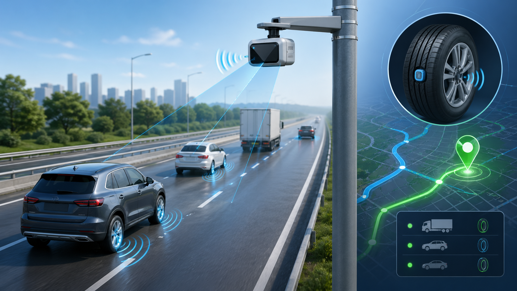 JDAS TPMS vehicle detection